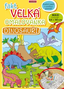 Naprawdę duża kolorowanka - Dinozaury